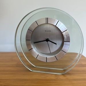Bulova Futura Tabletop or Desk Clock